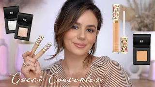 GUCCI CONCEALER & MOB BEAUTY FOUNDATION + SPARKLE BALM || Review, Application + Wear Test