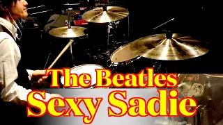 The Beatles - Sexy Sadie (Drums cover from fixed angle)