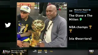 Gary Payton talks about what was better winning a championship himself or his son: "Him.."