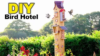 DIY Bird Hotel For Your Garden