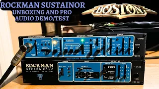 Rockman Sustainor Unboxing And Full Demo - Recorded In Pro Tools Along With The Rockman Stereo Echo