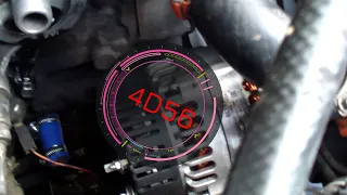 Mitsubishi Pajero 4D56 проблема с генератором.