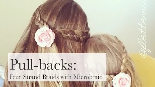 Pull-backs: Four Strand Braid with Micro Braid