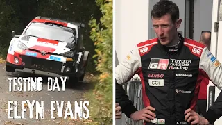 TESTING DAY  - Elfyn Evans - CER 2023