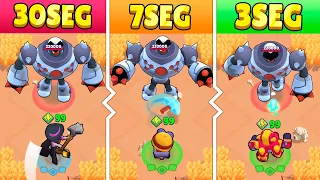 ¿Cuánto TARDA cada BRAWLER en DESTRUIR al ROBOT con 99 CUBOS? 💥