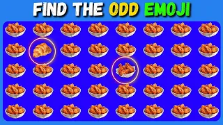 Find the ODD One Out - Junk Food Edition 🍔🍗🍟 Easy, Medium, Hard - 80 Levels Ultimate Emoji Quiz