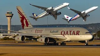 Plane Spotting at Perth Airport WA - 10 Feb 2023