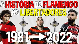 A HISTÓRIA COMPLETA DO FLAMENGO NA LIBERTADORES! 🔴⚫️