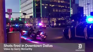 Shots fired in downtown Dallas