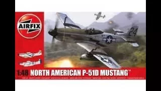Airfix 1/48 NEW TOOL North American P51-D Mustang Review, A05131