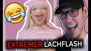 EXTREMER LACHFLASH 😂 YTK - Katja Krasavice - Gucci Girl [Parodie] | REACTION -CATA-