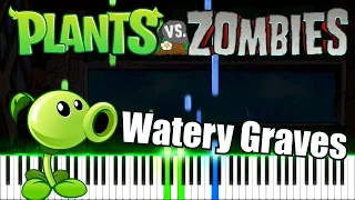 Plants vs Zombies - Watery Graves (Pool Level) | Piano Tutorial