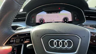 Audi A7 - 3.0 V6 - 55 TFSI - 2023 - POV interior GB RHD