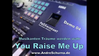 KORG Pa5X Musikant Demo "Gitarrenballade" You Raise Me Up  www.AndreSchurna.de