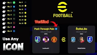 Trick to use Any Icon / emoji to your in Game name in eFootball 2024 Mobile