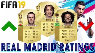 FIFA 19 Real Madrid Player Ratings Predictions | Modric, Kroos, Marcelo, and more!! |