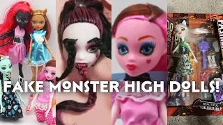 The Bizarre World of Fake Bootleg Monster High Dolls! | a quick dive through MH aliexpress listings