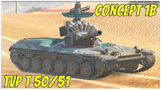 Concept 1B & TVP T 50/51 ● WoT Blitz