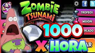 Zombie Tsunami -TRUCO PARA TENER MUCHOS DIAMANTES 💎 DE MANERA LEGAL SIN HACK