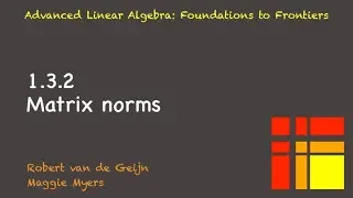 1.3.2 Matrix norms