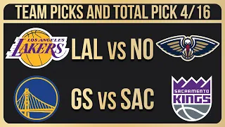 NBA Picks Today 4/16/2024 | NBA Bets Today NBA Predictions Today