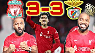 Liverpool vs Benfica |3-3| UEFA Champions League 2021/22 | Match Highlights