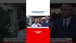 🔴🔵Dina Boluarte descarta replicar "plan Bukele" en Perú