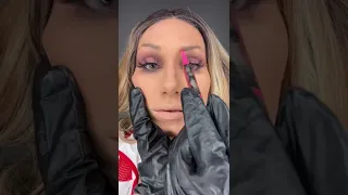 CandyLover89 - Had to do this trend for this Halloween Makeup 🎃 Tenia que hacer esta tendencia par