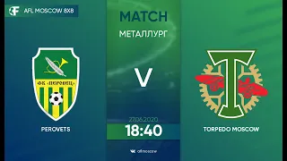 AFL20. Russia. National League. Day 3. Perovets  - Torpedo Moscow