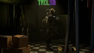 Springtrap after being stuck in the saferoom for 30 years (Extended without VHS filter)