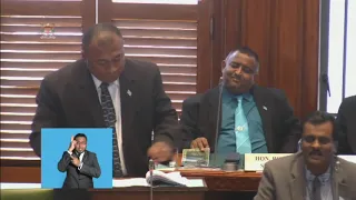 Fijian Minister for Health and Medical Services delivers ministerial statement