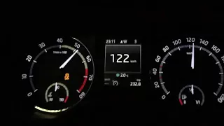 Skoda Octavia RS acceleration 100-200 Stage 1