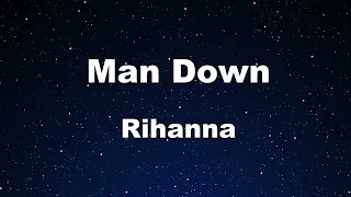 Karaoke♬ Man Down - Rihanna 【No Guide Melody】 Instrumental, Lyric