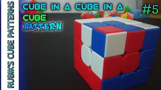 Rubik's Cube Patterns|#5 Cube In A Cube In A Cube Pattern