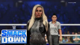 WWE 2K23 - SMACKDOWN THE QUEEN CHARLOTTE FLAIR RETURNS TO THE BLUE BRAND AND CALLS PUT TIFFANY