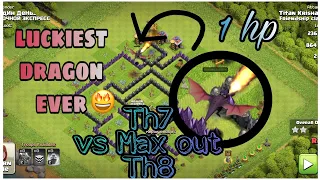 Th7 vs Max Th8  3⭐ attack strategy 🔥