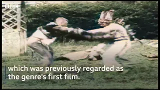 World's first Western 1889 produced B&W movie colorized for you