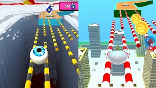 Going Balls Vs Sky Rolling ball | Nice Gaming two Ball GamePlay - Level 2214 to 2229