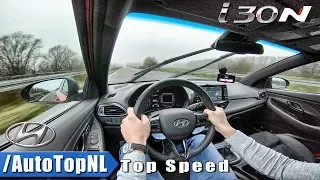 2018 Hyundai i30 N Performance ACCELERATION TOP SPEED & SOUND on AUTOBAHN by AutoTopNL