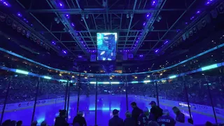 Lightning opening pregame intro vs Devils January 27