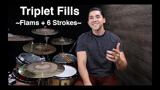 Triplet Fills With Flams & 6 Strokes- Fill Development Lesson with Eric Fisher