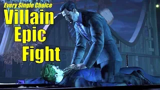 The Epic Fight of Bruce and Villain Joker -Every Single Choice- The Enemy Within Ep5 Same Stitch