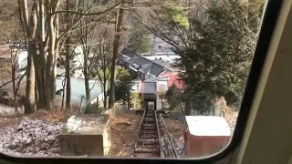 菱野温泉　常磐館のケーブルカー