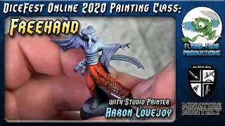 DiceFest Online 2020 Shadows of Brimstone Painting Class: Freehand