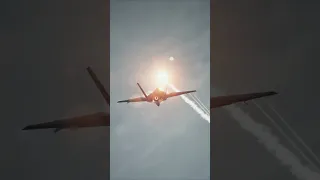 F-35c Flares & shoots down an ICBM in Ace Combat 7