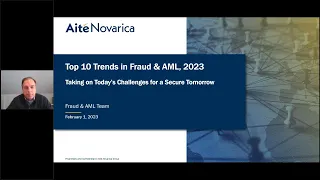 2023 Top 10 Trends in Fraud & AML: Taking On Today’s Challenges for a Secure Tomorrow