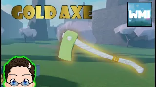 The Gold Axe - Woodmill Inc - Roblox