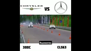 CHRYSLER vs Mercedes-Benz || Drift || Мерседес || Дрифт || Классика | #Mercedec #Drift #AMG #shorts