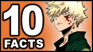 Top 10 Katsuki Bakugo Facts You Didn't Know! (My Hero Academia / Boku no Hero Academia Bakugou)