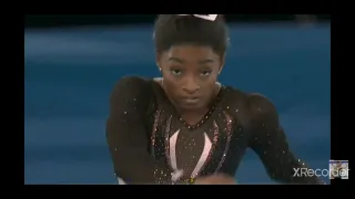 simone biles podium training all around olympics 2021